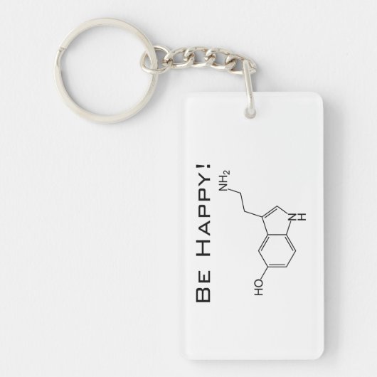 Wees blij! Serotonine Sleutelhanger (Voorkant)