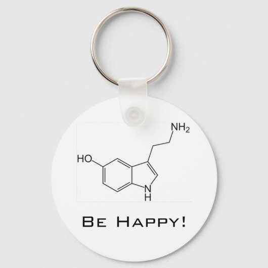 Wees blij! Serotonine Sleutelhanger (Voorkant)