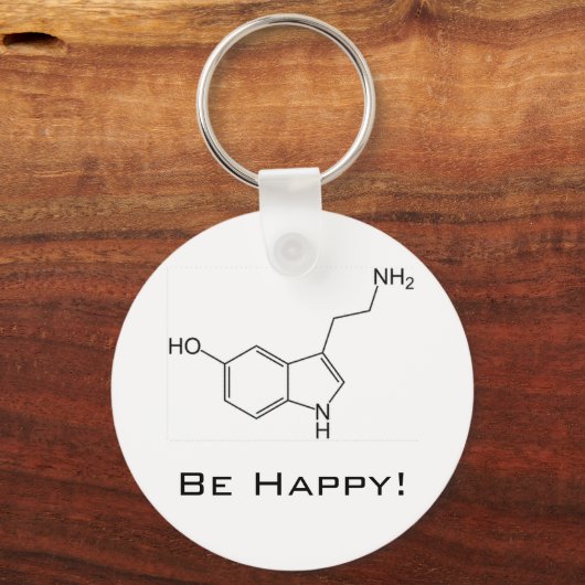 Wees blij! Serotonine Sleutelhanger (Voorkant)