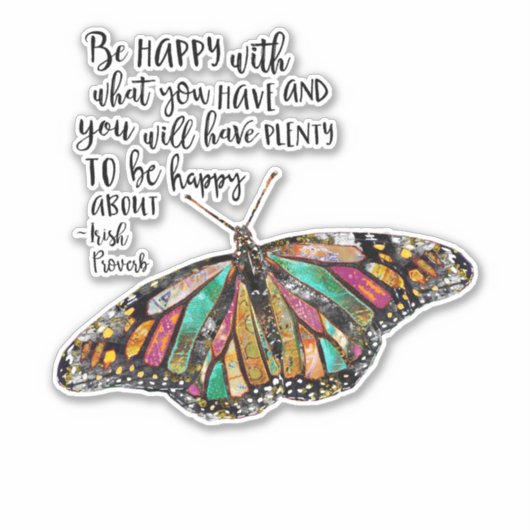 Wees blij sticker (Voorkant)