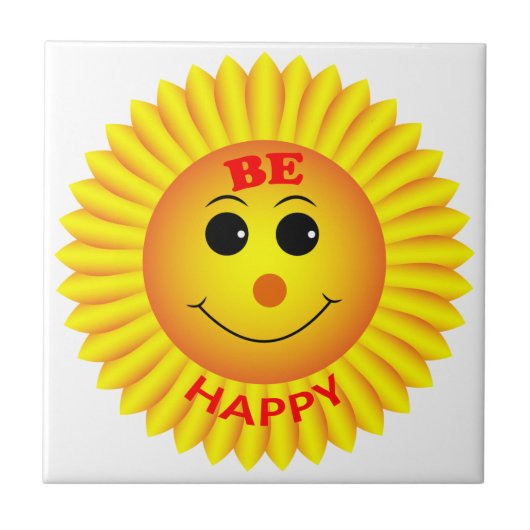 Wees blij tegeltje (Voorkant)