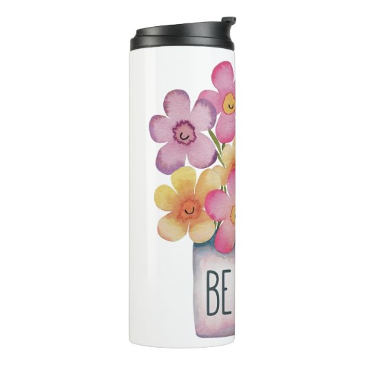 Wees blij thermosbeker (Gedraaid links)