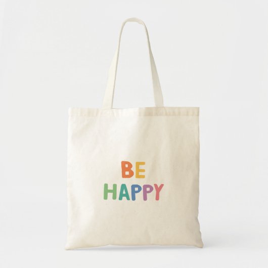 Wees blij tote bag (Voorkant)