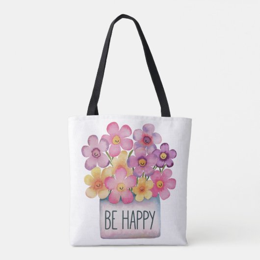 Wees blij tote bag (Achterkant)