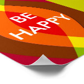 Wees blij! Twee Inspirerende van het Citaat van Wo Poster (Hoek)