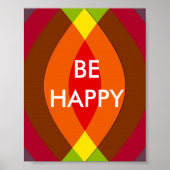 Wees blij! Twee Inspirerende van het Citaat van Wo Poster