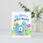 Wees blij Yum Yum Briefkaart (Staand voorkant)