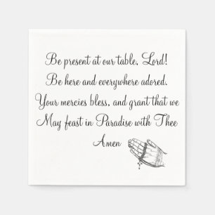 Wees Cadeau aan onze tafelheer Servetten