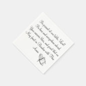 Wees Cadeau aan onze tafelheer Servetten (Hoek)