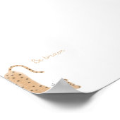 Wees citaat dierenprint poster (Hoek)