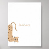 Wees citaat dierenprint poster (Voorkant)