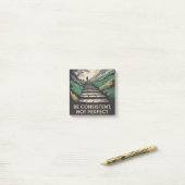 Wees consequent, niet perfect post-it® notes (Op bureau)