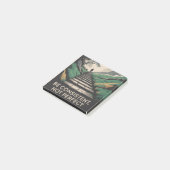 Wees consequent, niet perfect post-it® notes (Schuin)