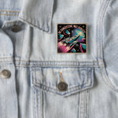 Wees consequent, niet perfect vierkante button 5,1 cm (In situ)