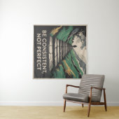 Wees consequent, niet perfect wandkleed (In Situ (horizontaal))