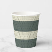 Wees cool draag Groen Papieren Bekers (Voorkant)