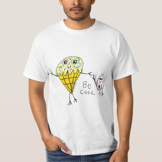 Wees Cool Light Tshirt voor volwassenen (Voorkant)