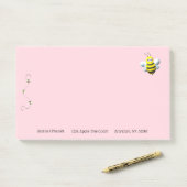 Wees cool met aangepaste tekstpersonalisatie post-it® notes (Op bureau)