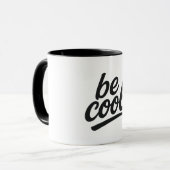 Wees cool mok (Voorkant links)