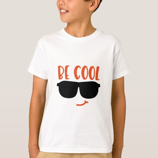 Wees cool t-shirt (Voorkant)