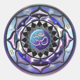 Wees cool. Wees de verandering Ronde Sticker