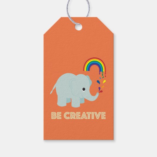 Wees creatief cadeau Label Cadeaulabel (Voorkant)