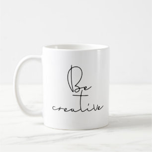 Wees creatief koffiemok