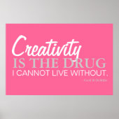 Wees creatief - Poster inspiratie (Voorkant)