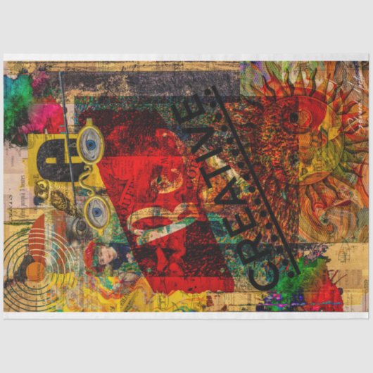 Wees creatief van Edward Martin Tissuepapier (Voorkant)