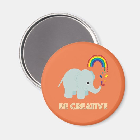Wees creatieve magneet (Voorkant / Achterkant)