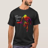Wees crimineel doe homepage-skelet grappige LGBT T-shirt (Voorkant)