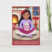 Wees dankbaar affirmatie Kaart (Voorkant)