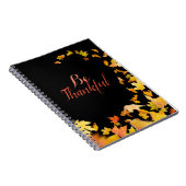 Wees dankbaar dat de herfstherfst het NOTITIEBOEK (Rechterzijde)