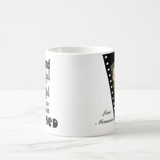 Wees dankbaar en dankbaar dat je gezegend bent koffiemok (Center)