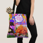 Wees dankbaar Happy Thanksgiving Lady's Canvas tas (Dichtbij)