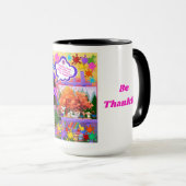 Wees dankbaar Happy Thanksgiving Mok (Voorkant rechts)