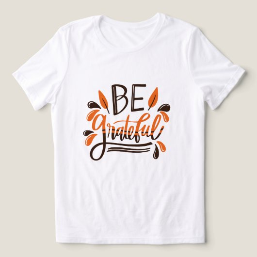 Wees dankbaar - Happy Thanksgiving Thanksgiving Da Tri-Blend Shirt (Design voorkant)