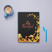 Wees dankbaar herfstbladeren NOTITIEBOEK