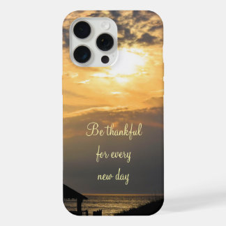 Wees Dankbaar OBX Zonsopgang iPhone 15 Pro Max Hoe Case