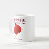 Wees Dankbaar – Prettig Thanksgiving Klassieke Mok (Voorkant links)