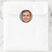 Wees dankbaar ronde sticker (Tas)