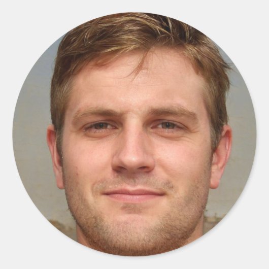 Wees dankbaar ronde sticker (Voorkant)