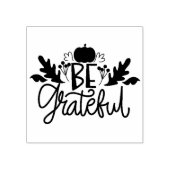 Wees dankbaar rubberstempel (Afrduk)