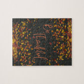 Wees dankbaar voor de herfst legpuzzel (Horizontaal)