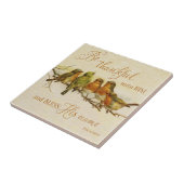 Wees dankbaar voor hem en sla zijn naam los tegeltje (Zijkant)