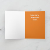 Wees dankbaar voor het Wenskaart van de pumpkin Sp Kaart (Binnen)