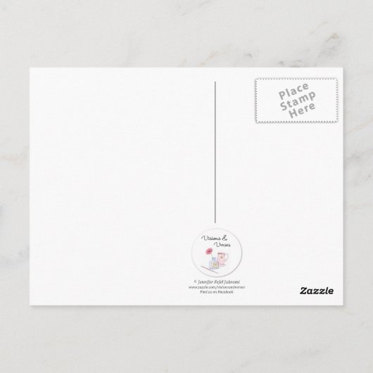 Wees dankbaar voor Lemonade Inspirerend Briefkaart (Achterkant)