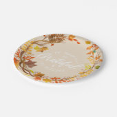 Wees dankbaar, wees dankbaar, wees gezegend Thanks Papieren Bordje (Gekanteld)