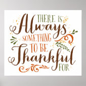 Wees dankbaar whimsical | POSTER THANKSGIVING (Voorkant)