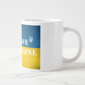 Wees dapper als Oekraïne met een texturele coffee- Grote Koffiekop (Rechts)